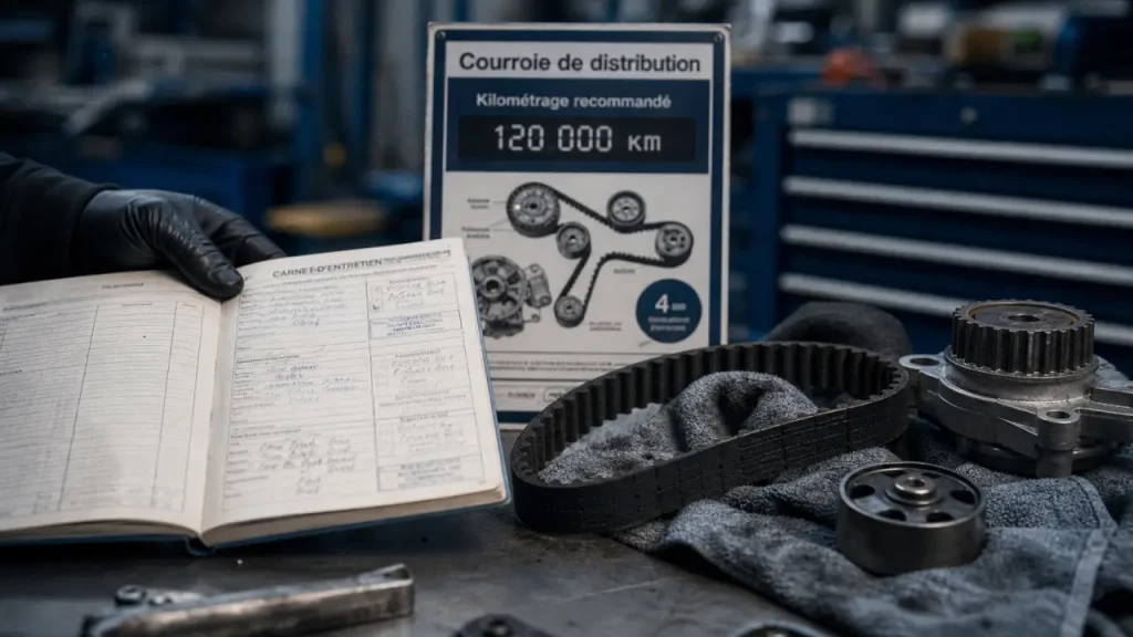 Courroie de distribution quand la changer : repères et vérification