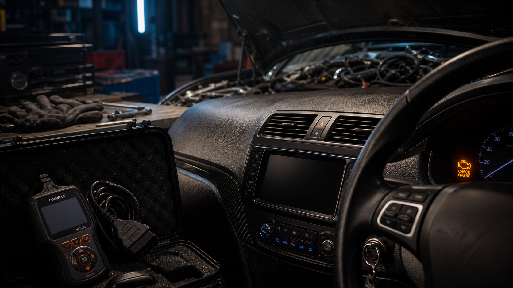 Defaut moteur : voyant CHECK ENGINE fixe ou clignotant