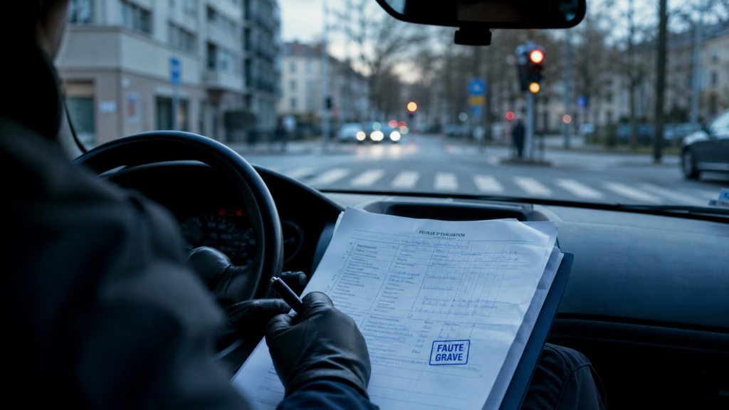 Faute éliminatoire mais permis obtenu : examen du permis