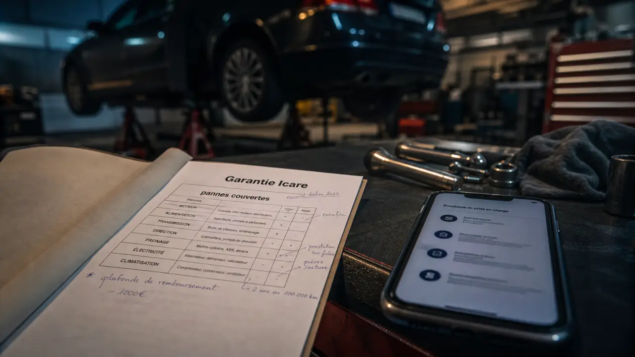 icare garantie voiture : pannes couvertes après 250 000 km