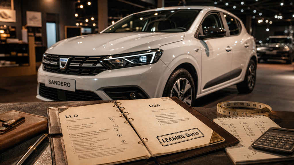 Leasing voiture Dacia : dossiers LLD et LOA à vérifier avant signature