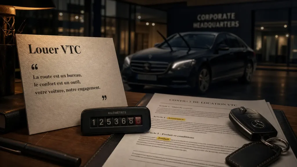 Louer une voiture pour vtc : devis, forfait kilométrique et assurance incluse