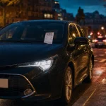 Meilleur citadine hybride : Clio, Yaris ou MG3, vue nocturne urbaine