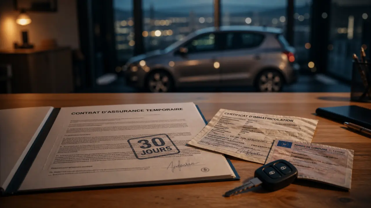 Assurance voiture au mois : contrat 30 jours pour voiture