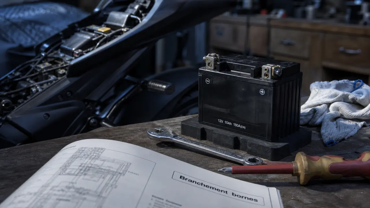 Changer batterie moto : branchement bornes, cosses et batterie