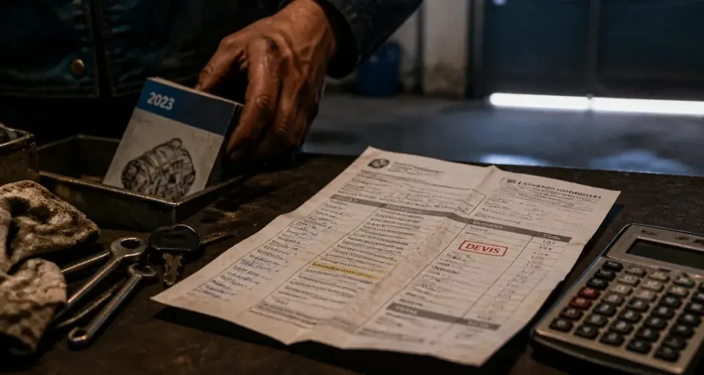 devis reparation auto : 4 points de vigilance