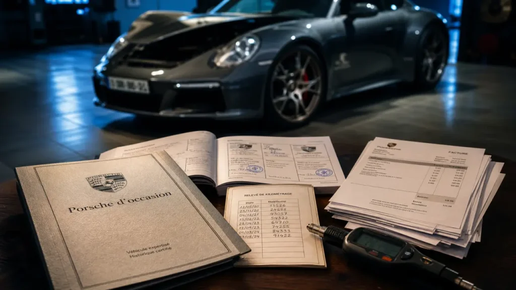 Voiture Porsche occasion : annonces, historique et garanties à vérifier