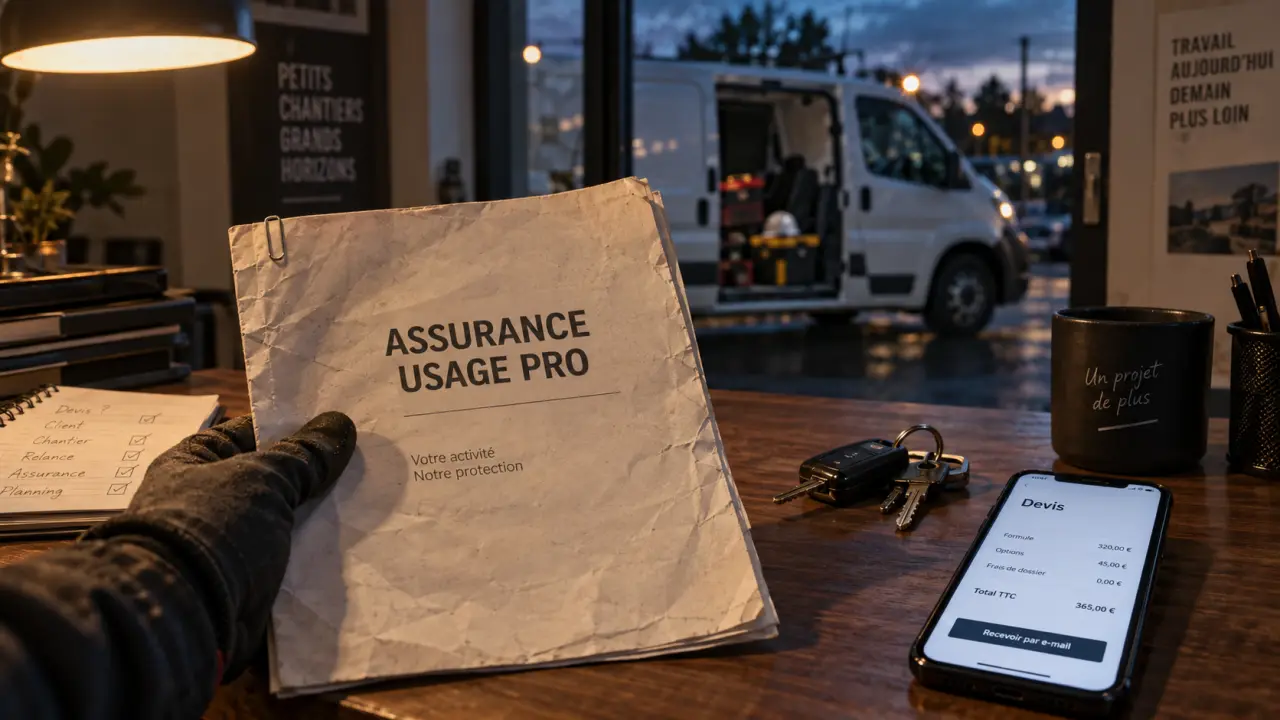 Assurance auto entrepreneur : dossier de garanties sur l’usage pro, pour éviter de payer deux fois
