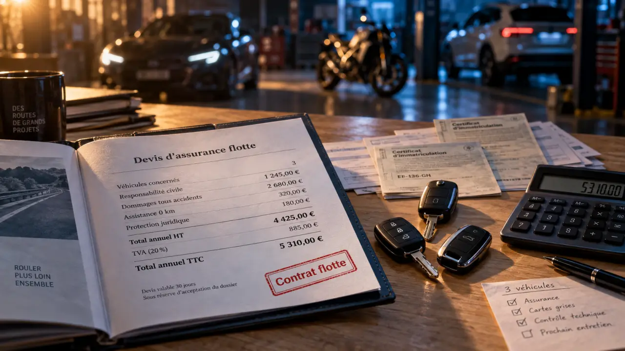 Assurance flotte automobile particulier : contrat et clés de voiture