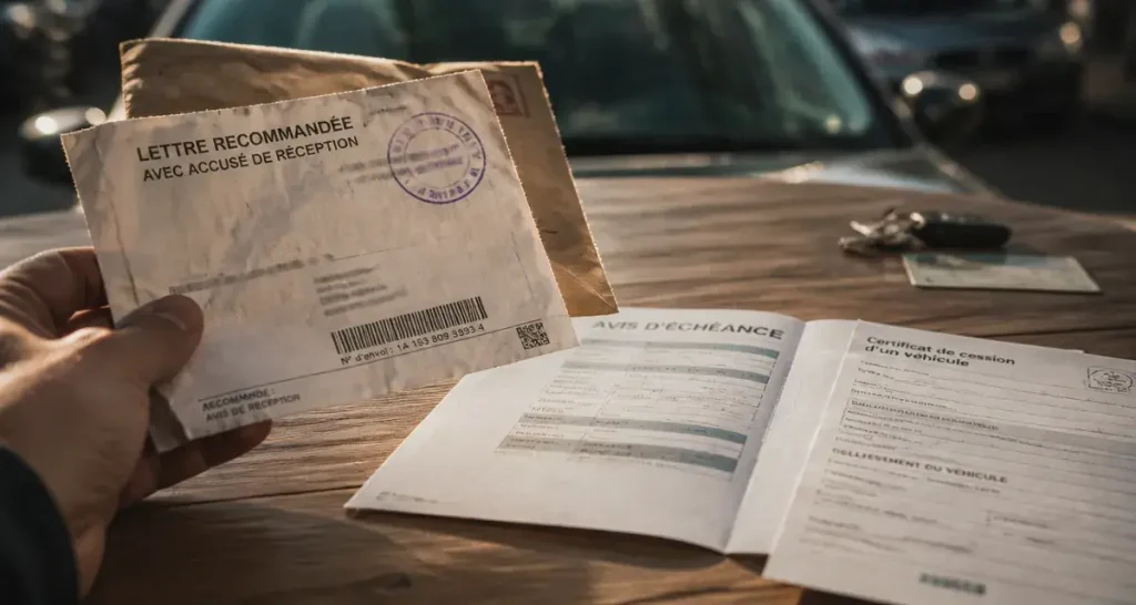 Resiliation assurance auto : lettre recommandée avec accusé de réception