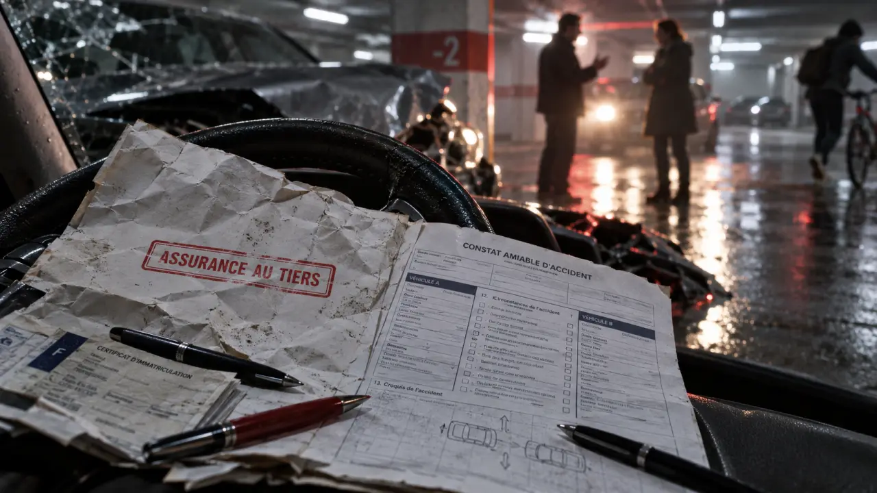 Assurance auto au tiers après accident responsable : constat amiable