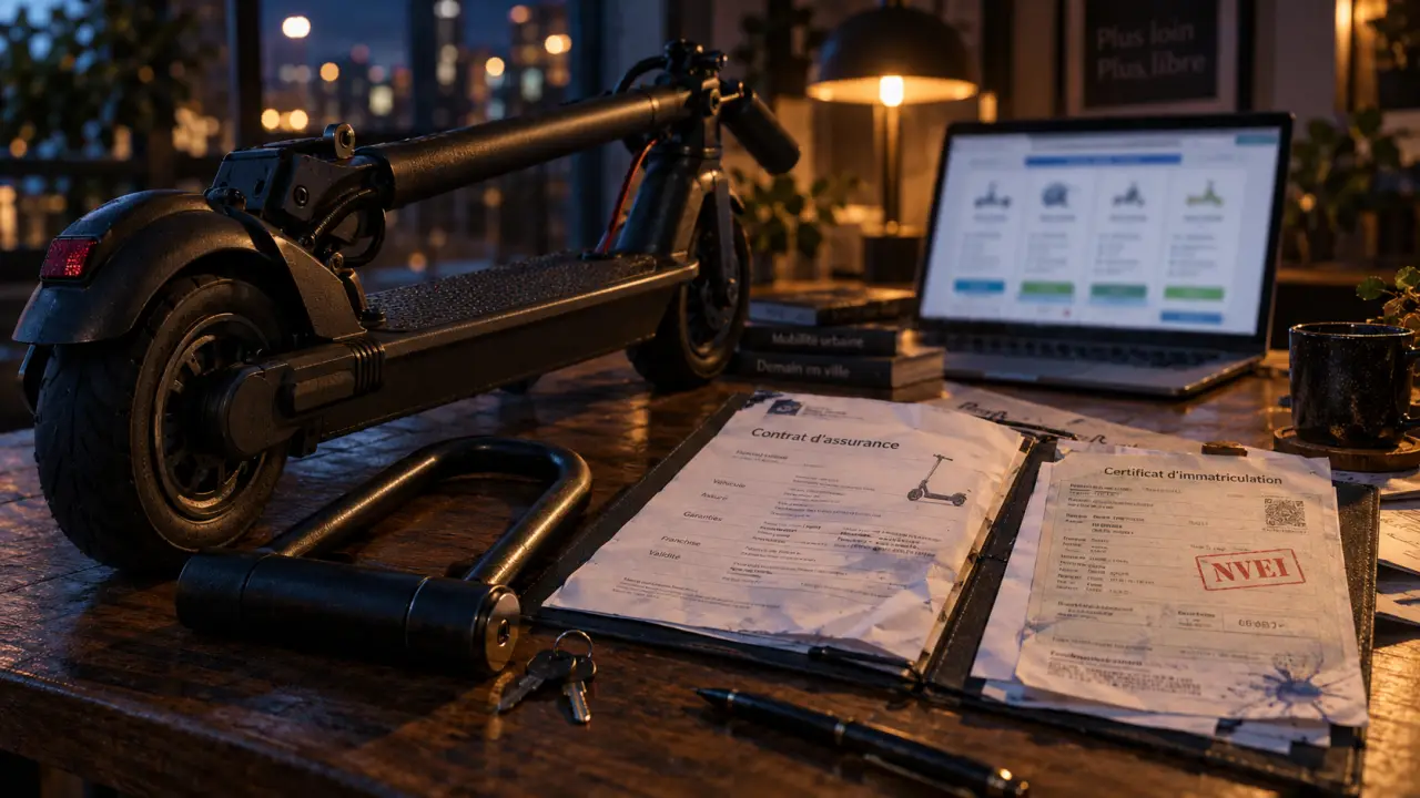 Assurance trottinette électrique comparateur 3 formules, souscription avant achat
