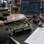 Réparation calculateur moteur : ECU ouvert, circuit imprimé, diagnostic